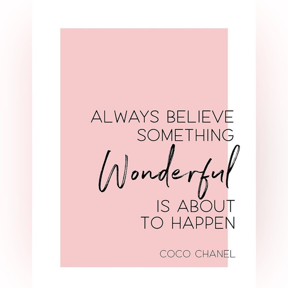 The faces and words of Coco Chanel print picture~ Office home decor YOU CHOOSE - Picture 7 of 8